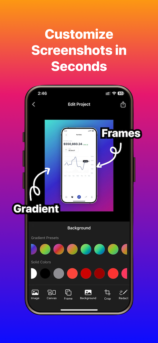 ShotEdit: Screenshot Frame Pro